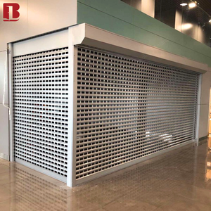 Bolang Aluminum Alloy Grill Roller Shutter Door Hollowed-out Remote Control Breathable Anti-theft Security Corrosion Resistant