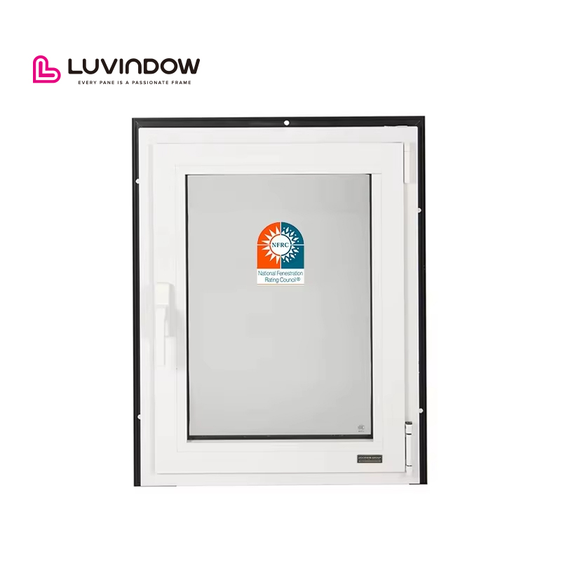 Factory Direct Price Reliable Thermal Break Aluminum Tilt Turn Window Triple Insulated Tempered for Exterior Kitchen Villa