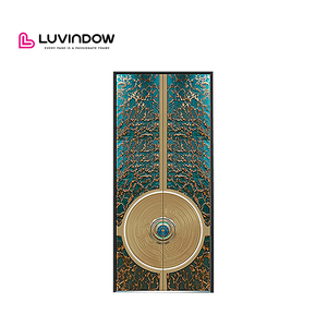 Modern Design Heavy Duty Aluminum Alloy Entrance Door for Architect Designed Villas