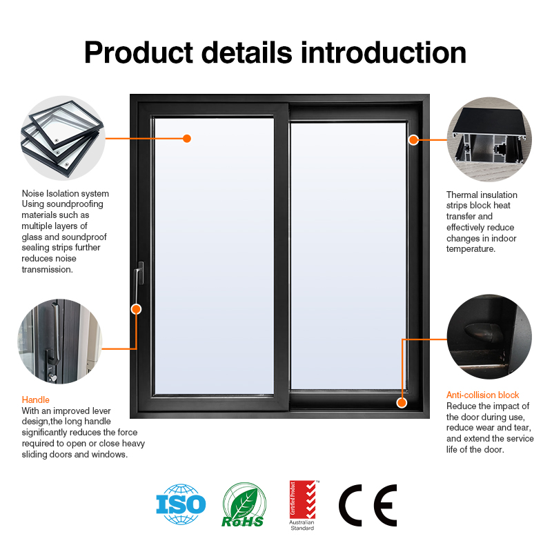 Commercial Grade Heavy Duty Lift And Slide Door Large Span Aluminum Sliding Door For Restaurant Patio