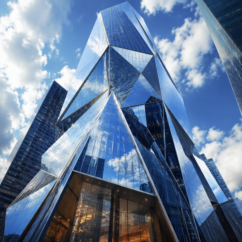 Modern Design Outdoor Aluminum Frame Curtain Wall Building Tempered Glass Window Wall Facade Double Glazed Curtain Wall