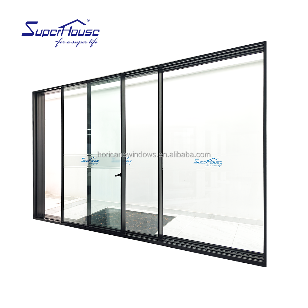 Florida Approved Miami Dade Hurricane Impact Glass Aluminium Sliding windows Screen Window