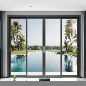Good Quality Anti rust Waterproof Aluminum Sliding Door for Seaside Cottage, Restaurant Terrace