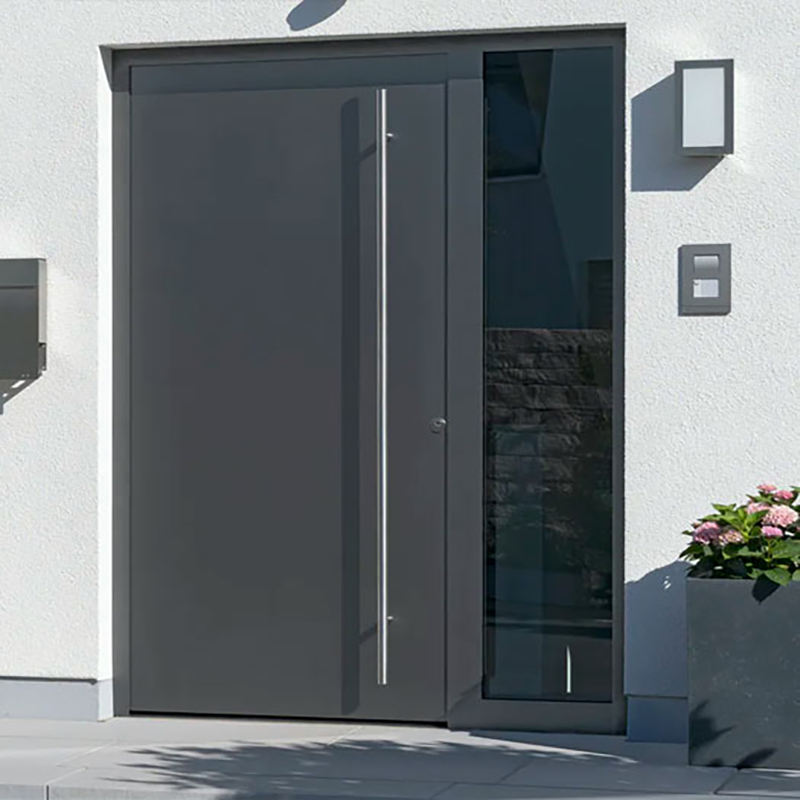 Lolands Modern Full Aluminum Entry Door Soundproof &amp; Thermal Insulation Durable Finish 5+ Year Warranty Farmhouse Kitchen