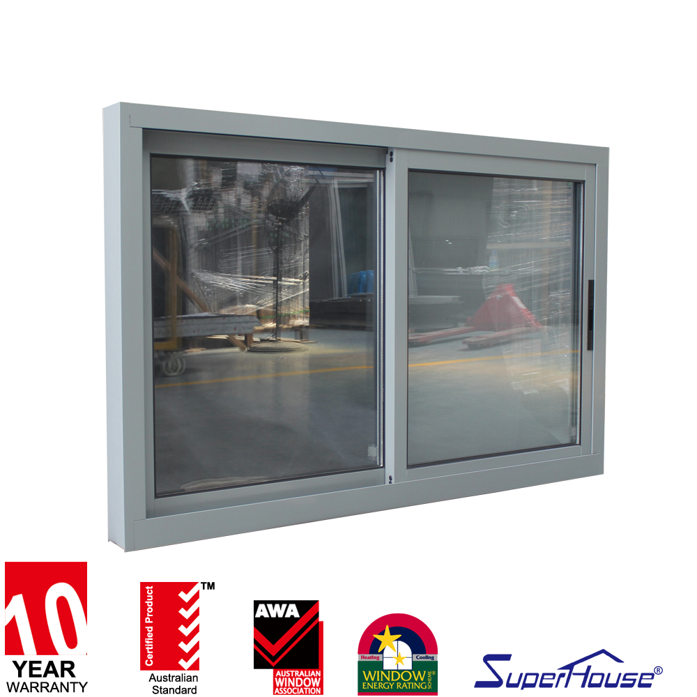 Florida Approved Miami Dade Hurricane Impact Glass Aluminium Sliding windows Screen Window