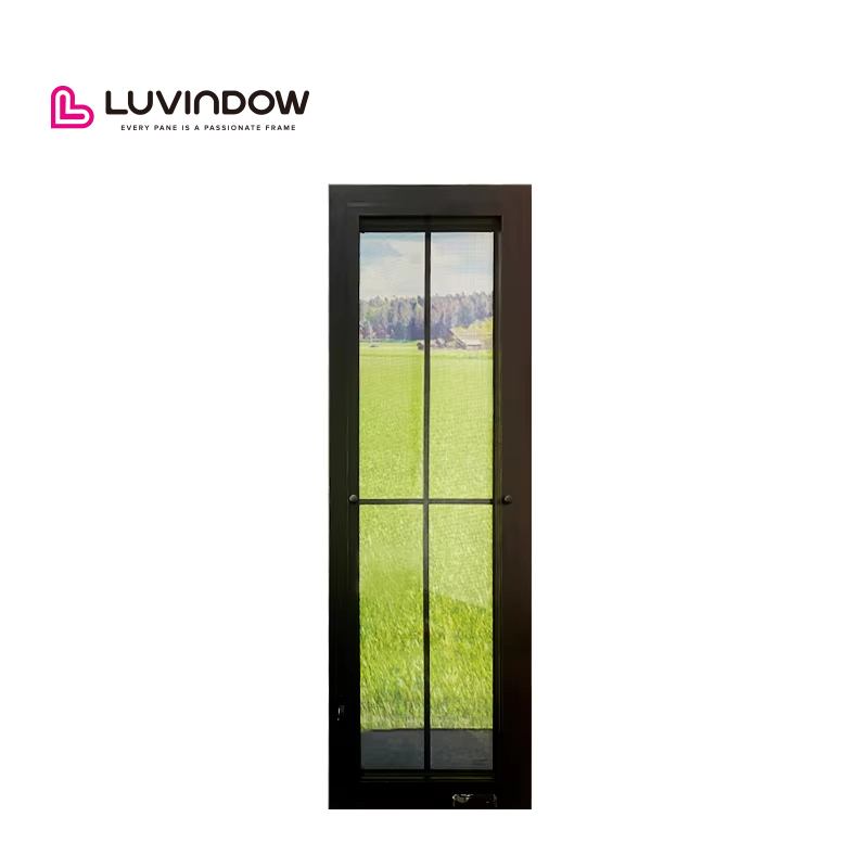 Easy Crank Operation Space Saving Modern Design Thermal Break Aluminum Stainless Steel Casement Window for Bathroom Luxury