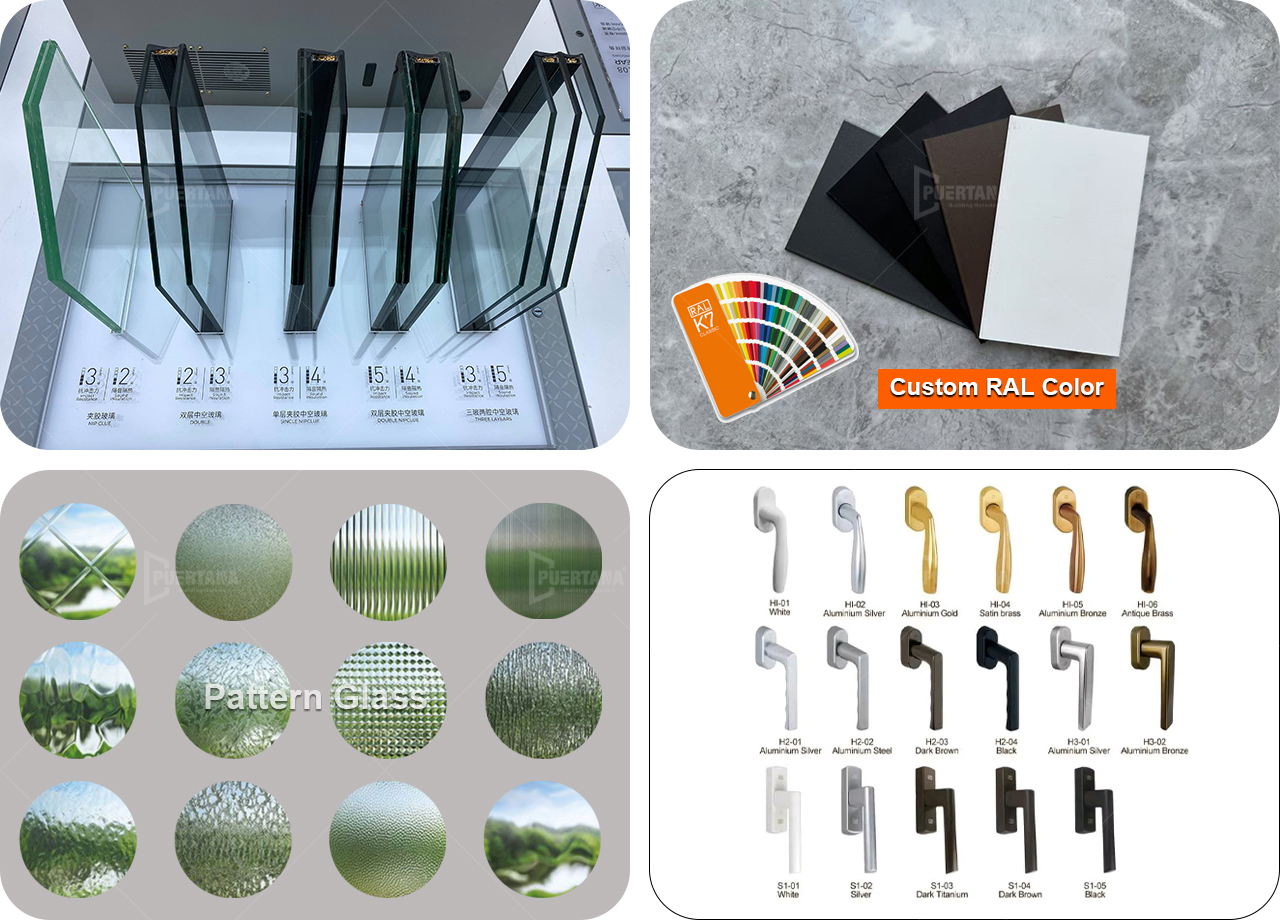 Customized Options Glass & Profiles
