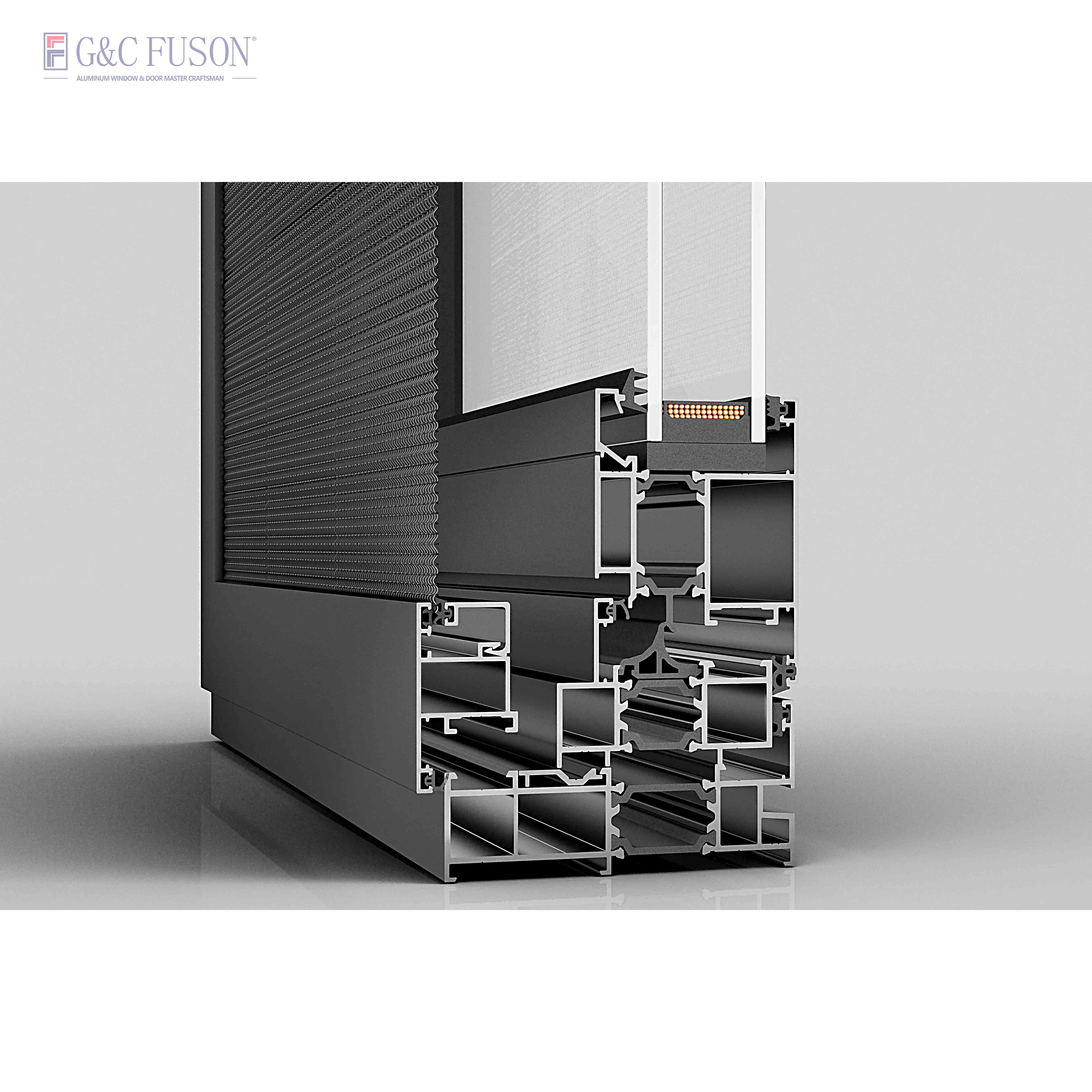 Fuson Pitched Aluminium Roof Windows Aluminum Skylight Awning Casement Metal Roof Swing Window Awning Windows With Screen
