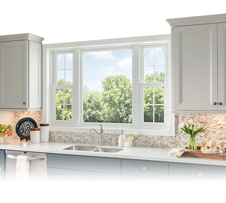 Aluminium single double hung windows feature 3