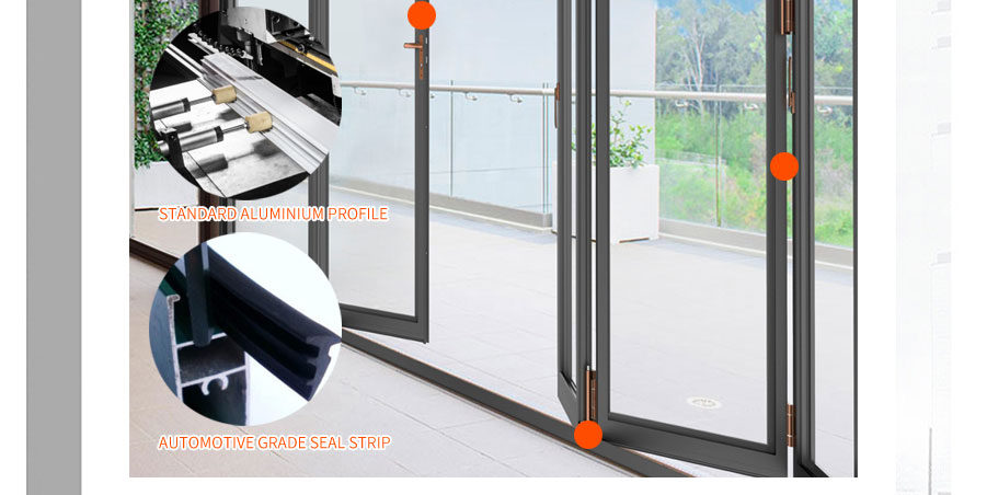 Bi Fold Window Glass Installation