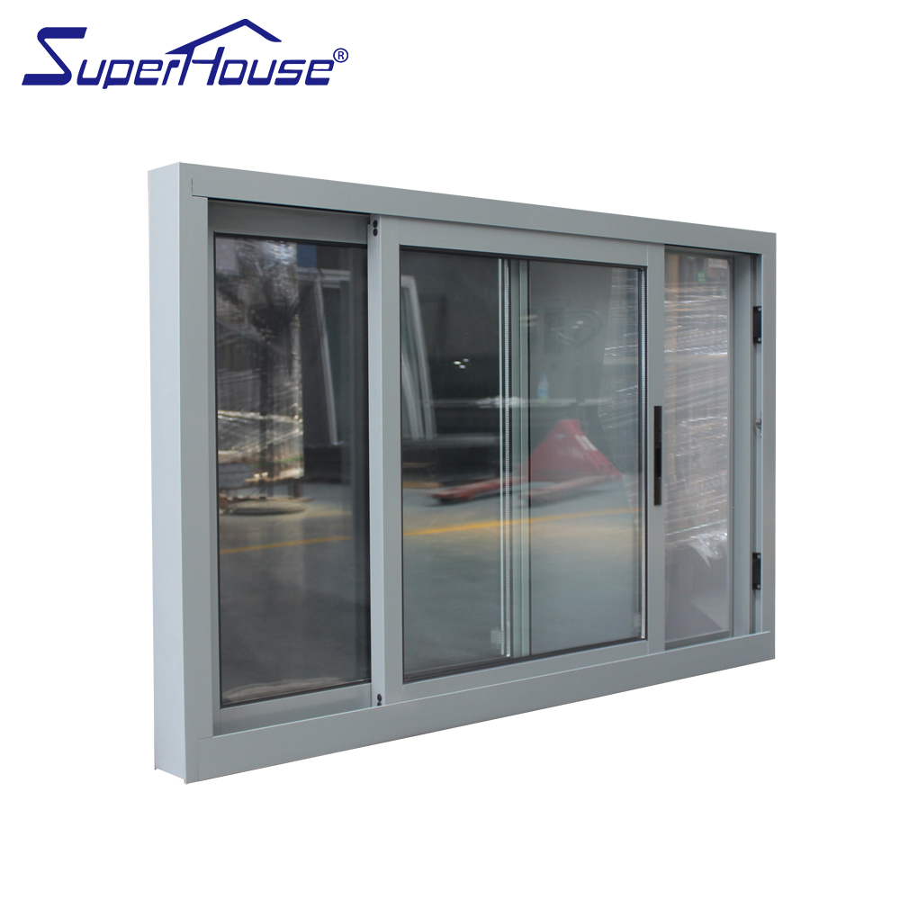 Florida Approved Miami Dade Hurricane Impact Glass Aluminium Sliding windows Screen Window
