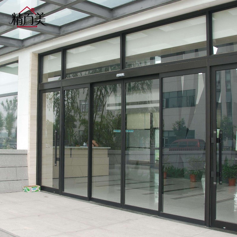 Modern Windproof Customized Hurricane Resistant Glass Soundproof Rigid Frame Weatherproof Aluminum Side Pressure Sliding Door