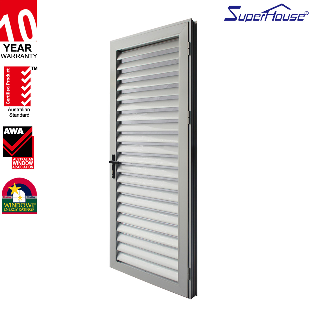 Superhouse Economical Exterior Aluminium Louver Swing Out Door