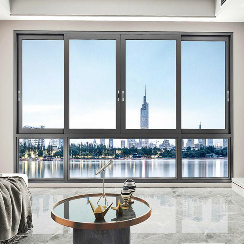 Aluminum Alloy Sliding Windows & Doors Glass Casement Windows Modern Design Hotel Use