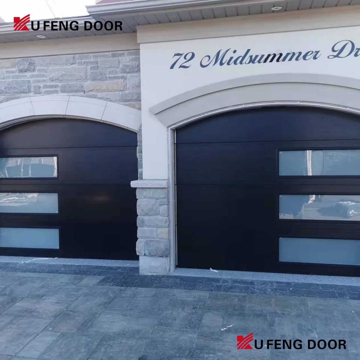Customizable Heavy-Duty Aluminum Garage Door Industrial Thermal Insulation Sectional Door