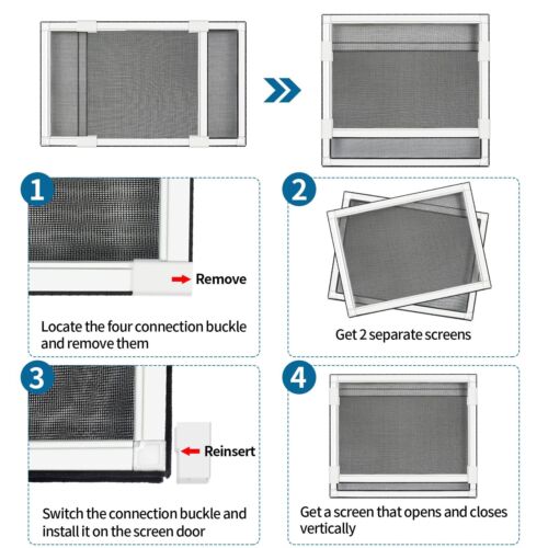 Hot Selling Adjustable Expandable Aluminum Door Windows Accessories Fly Insects Mosquito Mesh Sliding Screen Window Frame Kit