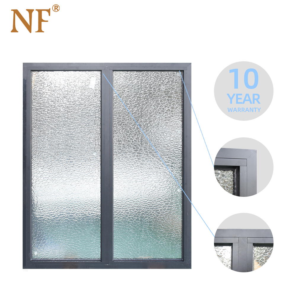 Modern Aluminum Alloy Frameless Fixed Glass Corner Windows With Folding Screen Stainless Steel Netting Roller Blind For Villa