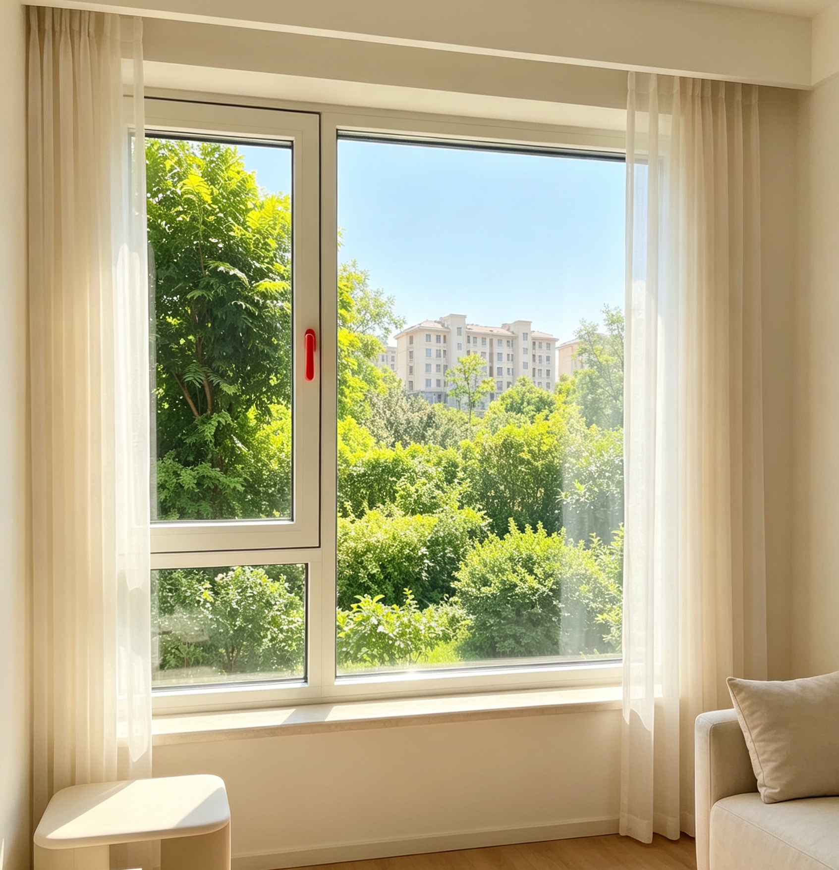 Factory Workshop Bottom Hung Aluminum Casement Window Double Glazed Ventilation Dustproof