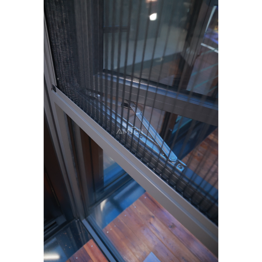 AMJ Factory Australian Standard Doors Window Manufacturers Hurricane Impact Cheap Aluminum windows Aluminum Casement Windows