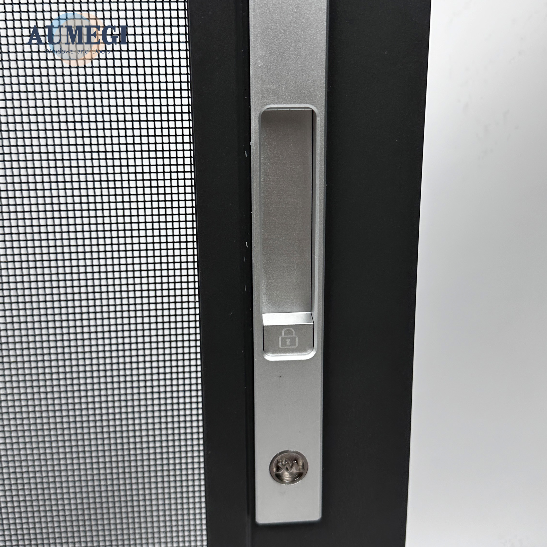 Aumegi Wall Thickness 1.4MM Aluminum Automatic Sliding Window Small Sliding Windows