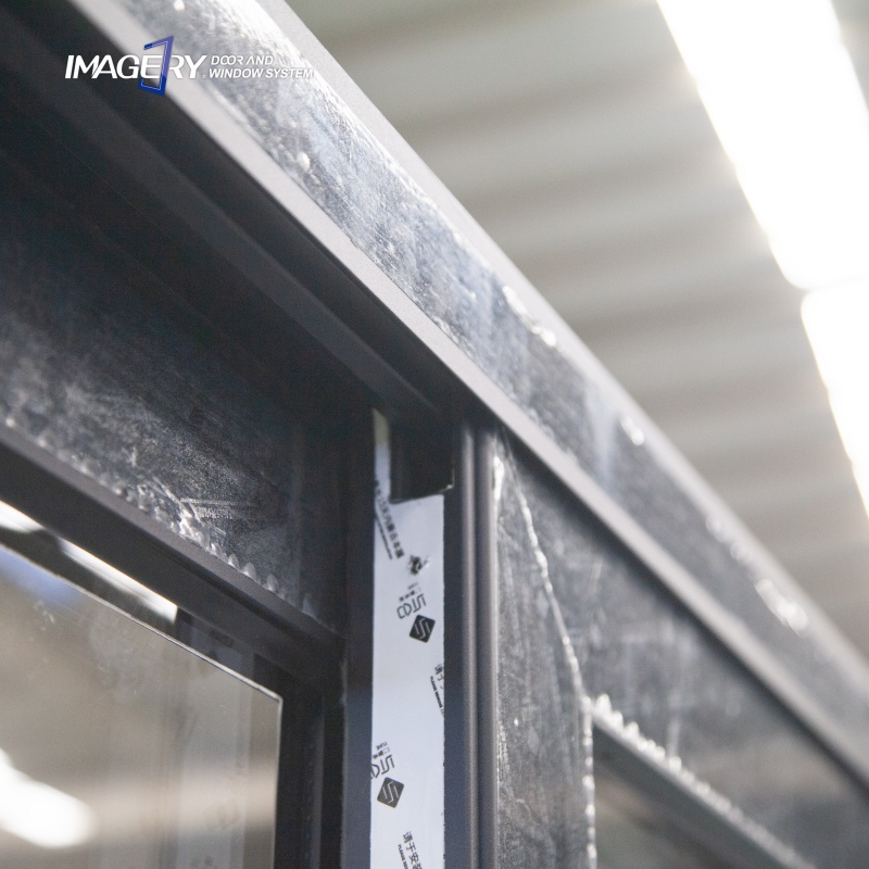 Space Saving Aluminum Sliding Door Slide and Stack Design for Apartment Hotel Office
