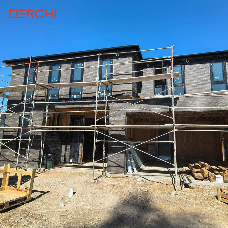 Ca Title 24 Custom Aluminum Windows and Doors Energy Saving Low E Glass Casement Window Double Glazed Tilt and Turn House Window