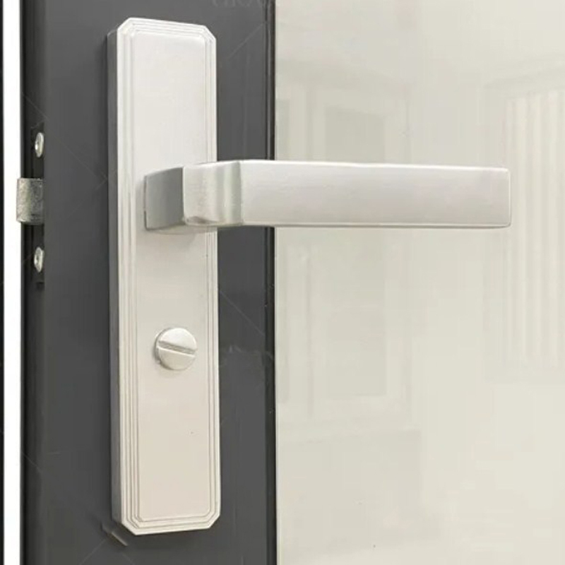 High Quality Minimalist Design Interior Hotel Home Bathroom Aluminum Glass Door With Lock