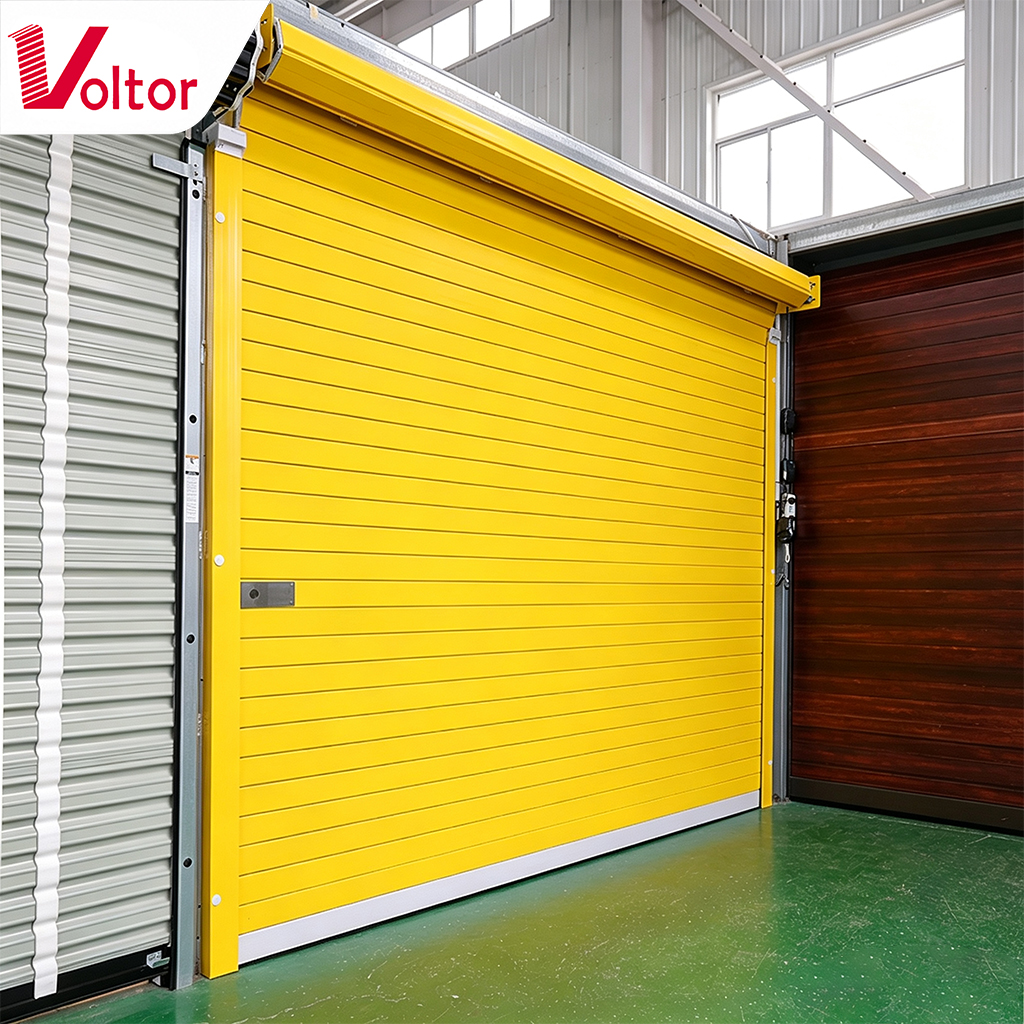 Motorized Aluminum Alloy Roller Shutter Door Insulated Garage Rolling Door Hurricane Resistant Security Metal Shutters