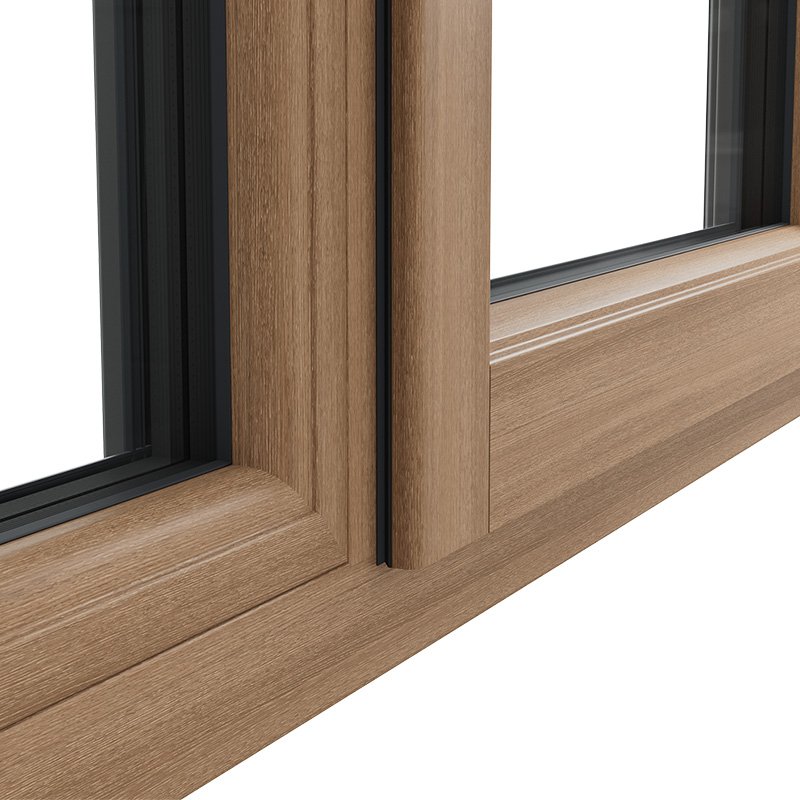 Huasin Factory Direct USA Standard 2026 Custom Factory Energy Efficient Aluminum Clad Inward-opening Doors and windows