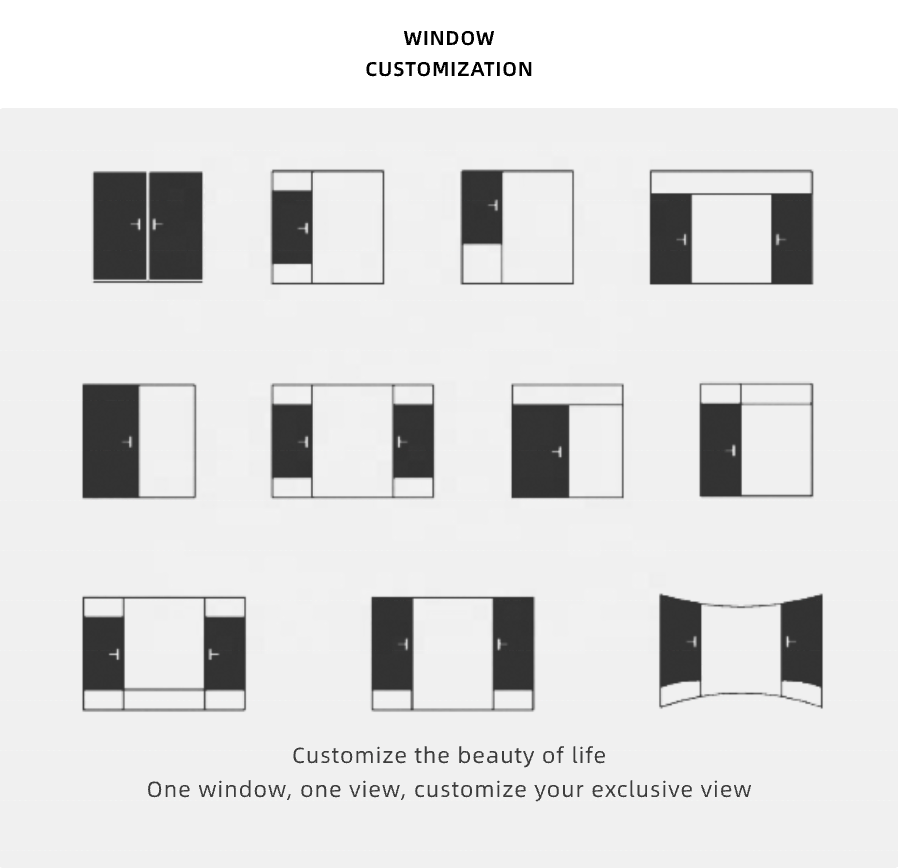 117 Series Aluminum Tilt Turn Windows Double Glazing Heat Insulated Hurricane Proof Aluminum Narrow Frame Tilt and Turn Window