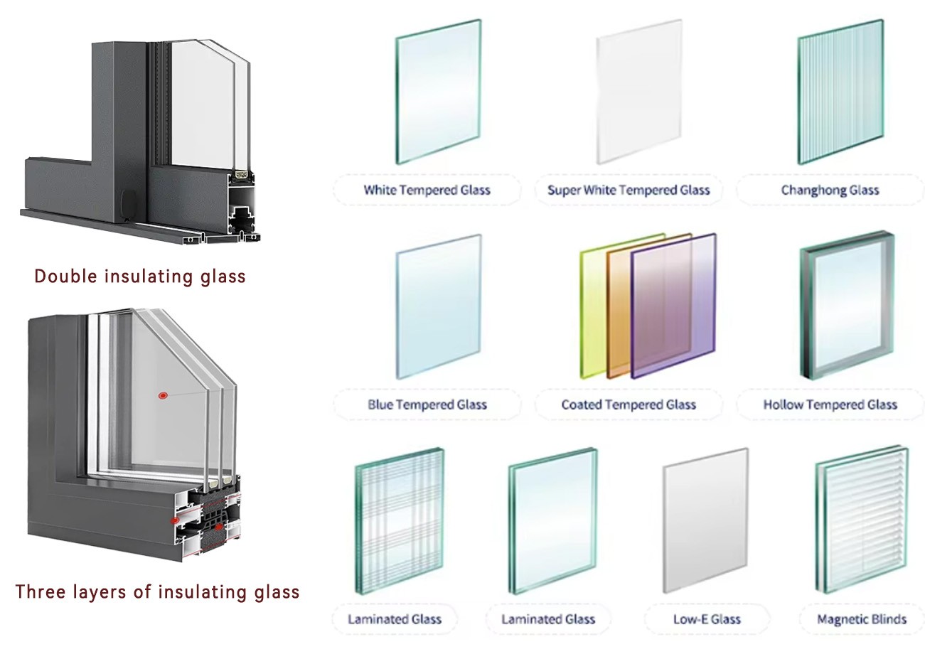 Luxury High-quality Customized Fully Blackout And Heat-insulating Aluminum Alloy Bedroom Louver Door
