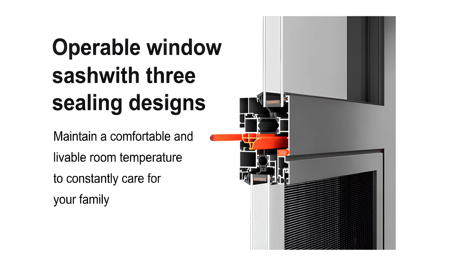 Thermal Break Modern Horizontal Aluminium Windows and Doors with 2.0mm Frame Multi Panel Folding for Kitchen Villa Patio Shop