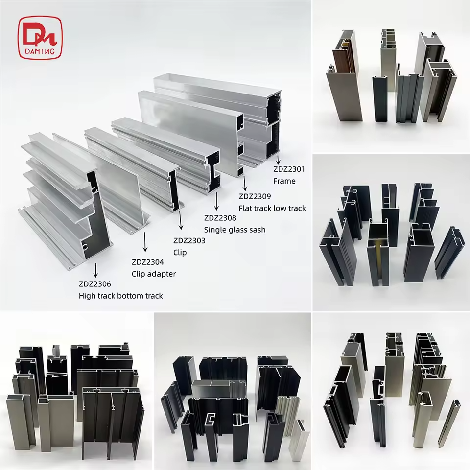 Custom Aluminium Extrusion Profiles Window and Door Anodized Cnc Architectural 6000 Series Aluminum ExtrusionAluminum Profiles