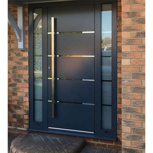 Hot Sale Security Steel Single Gate Door Exterior Metal Security Front Entry Doors for Houses