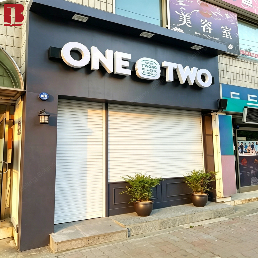 High Quality Modern Chinese Style Electric Metal Shutter Automatic Aluminum Roller Door Rolling Roll up Roller Shutter Door