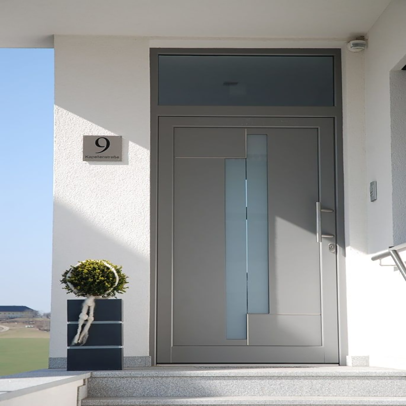 Lolands Modern Full Aluminum Entry Door Soundproof &amp; Thermal Insulation Durable Finish 5+ Year Warranty Farmhouse Kitchen