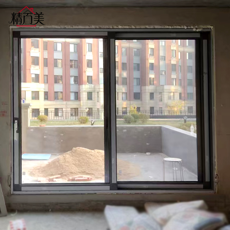 Minimalist Wind Resistant Well Sealed Anti Collision Smooth Sliding Large Glass Panel Aluminium Lift and Slide Door