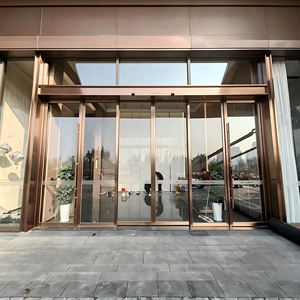 Security Access Control RFID Biometric Touchless Fireproof Breakaway Emergency Exit High Traffic Automatic Swing Door