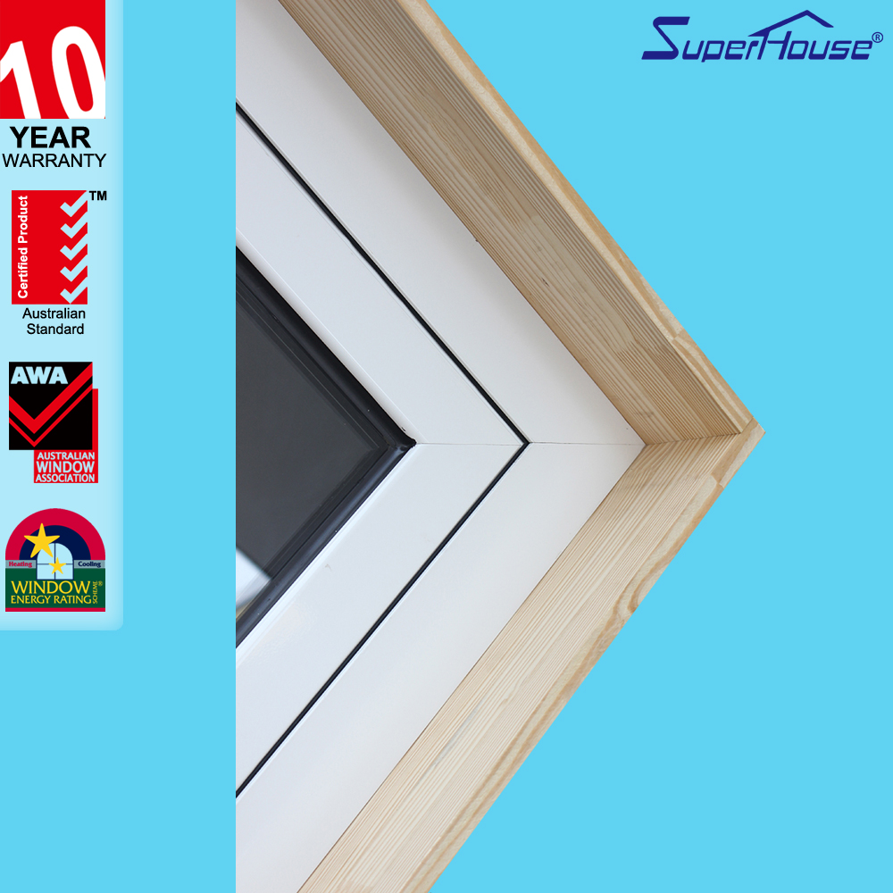 Superhouse AS2047/NFRC Certified Modern Slim Frame Aluminium French Door for Entry