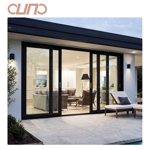 OUNA NFRC Modern Slim Frame Aluminum Sliding Door