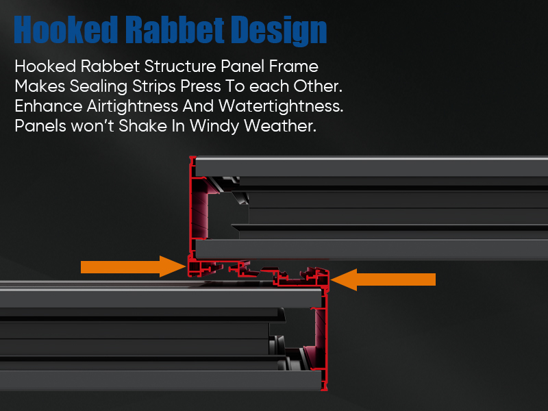Stable Double Glass Soundproof Windproof Aluminium Heavy Duty Exterior Sliding Door