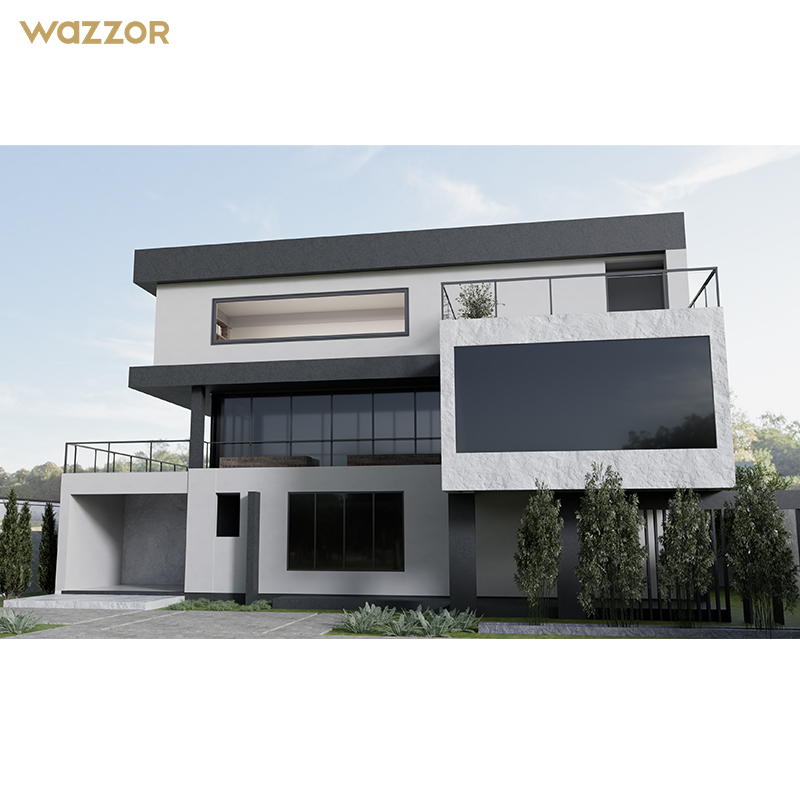 Wazzor Top-Out Awning Window Australia Standard Aluminum Glass Gas Strut Window Awning Type Building Material Awning Windows