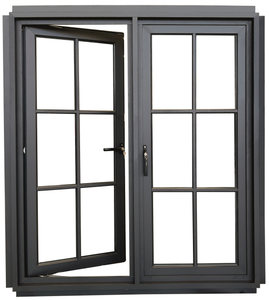 Hurricane Impact Windows Aluminium Casement Windows Swing Customized Miami Approval Casement windows