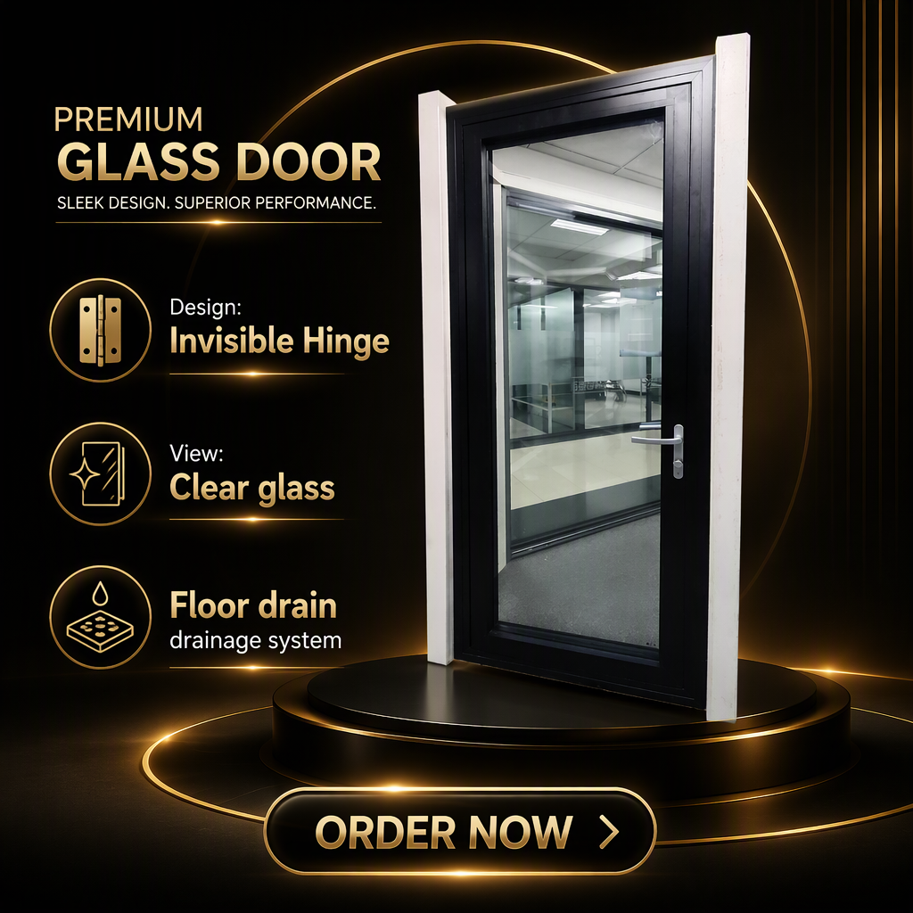 Wholesale Aluminum French Doors Thermal Insulation Hurricane Resistant Powder Coated Surface Patio Access Door Easy Maintenance