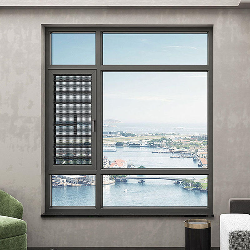 Wholesale Sliding Triple-Paned Windows Top Window Sashes Modern Design Soundproof 5 Year Warranty Fine Frame Black Aluminum Home