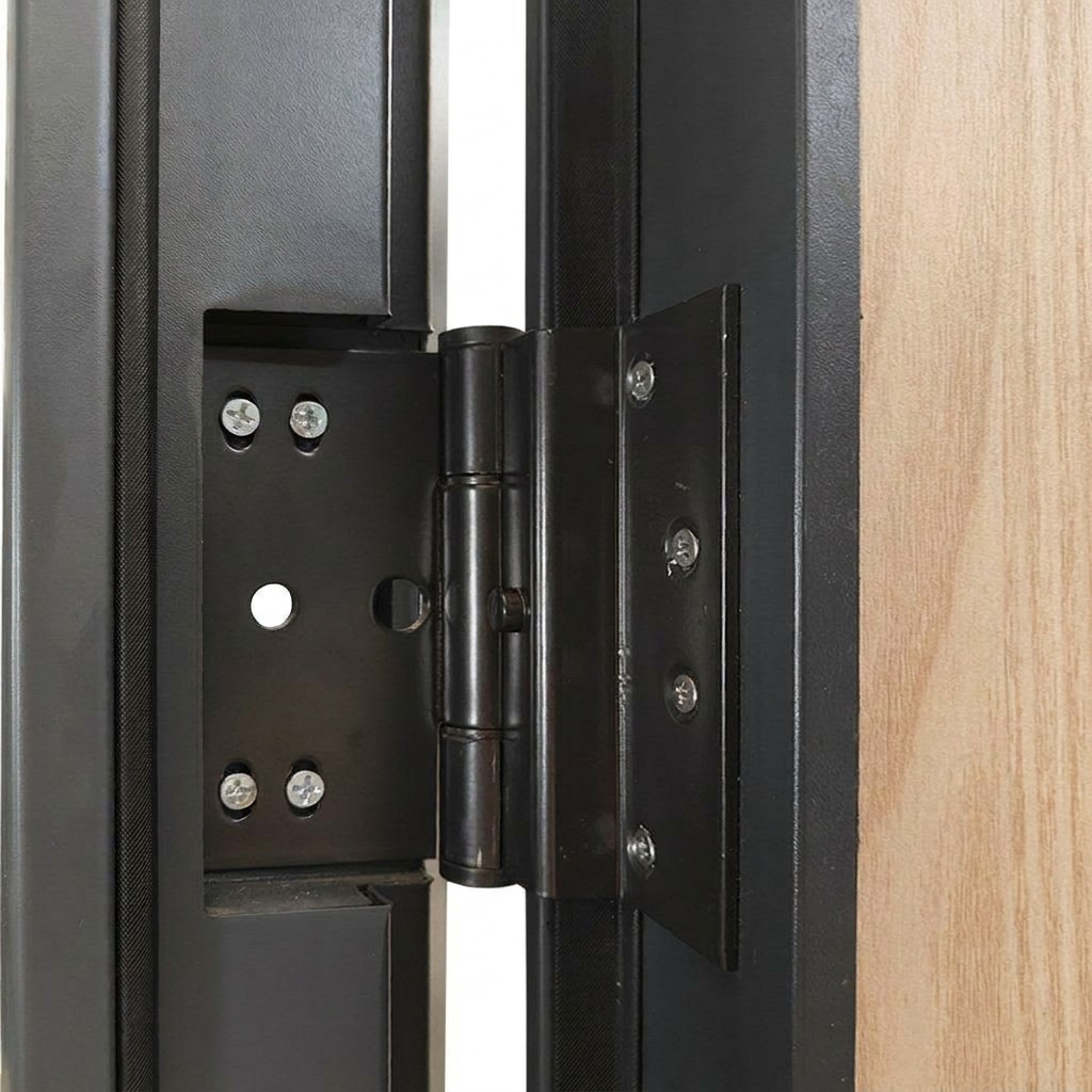 Luxury Villa Front Door Reddish-Brown Weather Resistant Aluminum Alloy Swing Anti-Theft Double Door Entry Exterior Gate Custom