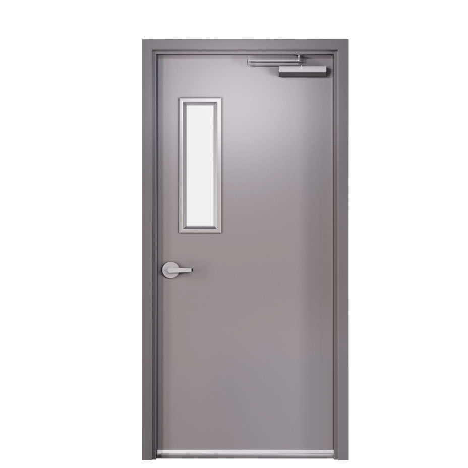 USA Standard Anti-Break Steel Front Entry Door Sound Insulation Metal Security Door With Multi-Point Lock