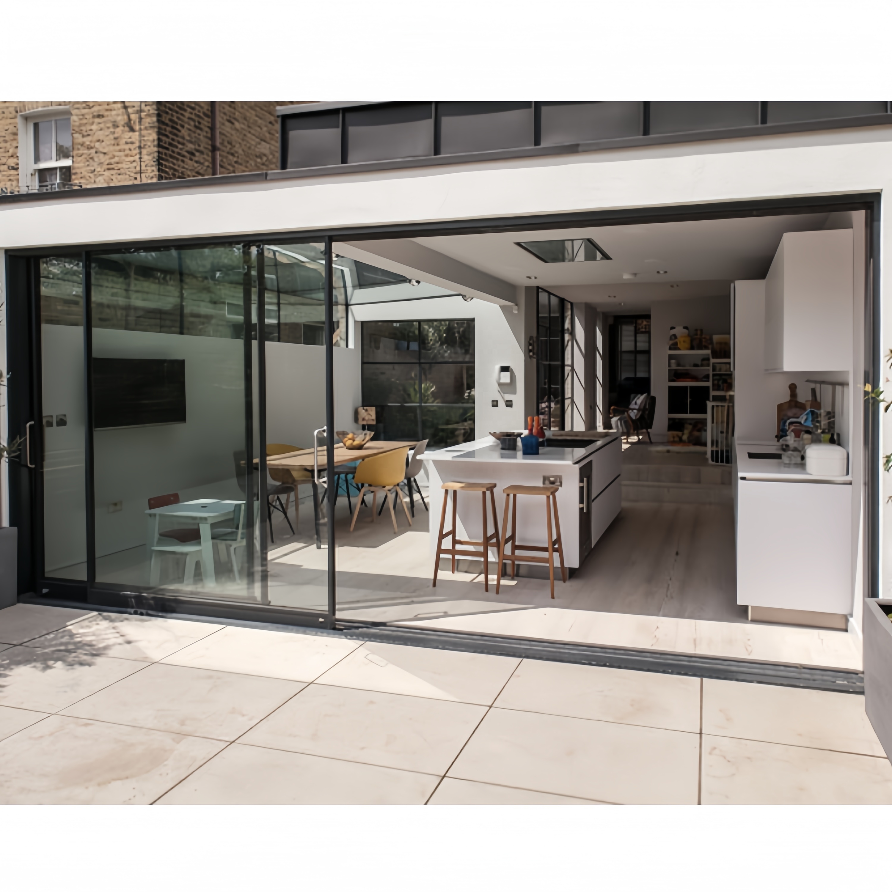Customized Modern Style Sliding Door For Home Villa Balcony Double Glazed Energy Efficient Aluminum Glass Sliding Door For Sale