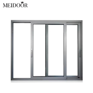 Customized Modern Design Triple Double Glass Sliding Window for Balcony Villa Energy Efficient Aluminum Sliding Window